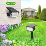 LANSOW Solar Spot Lights Outdoor Color Changing, [7 Modes/8 Pack] Christmas Landscape Spotlights, Solar Lights | Lumora