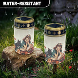 Beautiful Girls Solar Garden Lights Outdoor Flameless Floral Pathway Lights LED Solar Lantern Landscape Decorative | Lumora