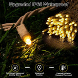 100 Counts LED Christmas Lights Outdoor - 50FT Warm White LED Christmas Lights Commercial Grade Outdoor Waterproof | Lumora