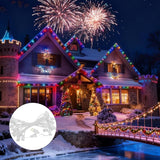 C9 Light Strings, 25Ft White Cord Strand with 25 Socket, E17 Light Stringer for C9 Christmas Lights, Outdoor | Lumora