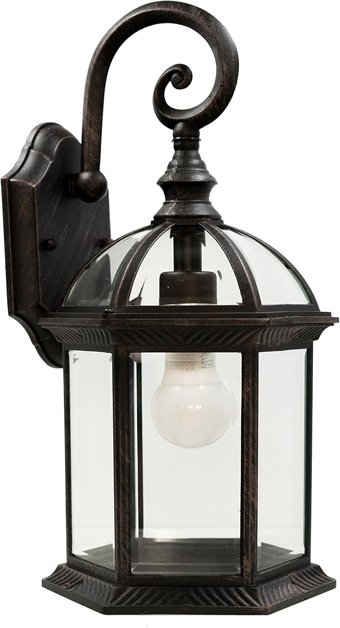 Trans Globe Lighting 4181 BK Wentworth Collection 15 Inch One Light Outdoor Wall Lantern I Black Finish I | Lumora