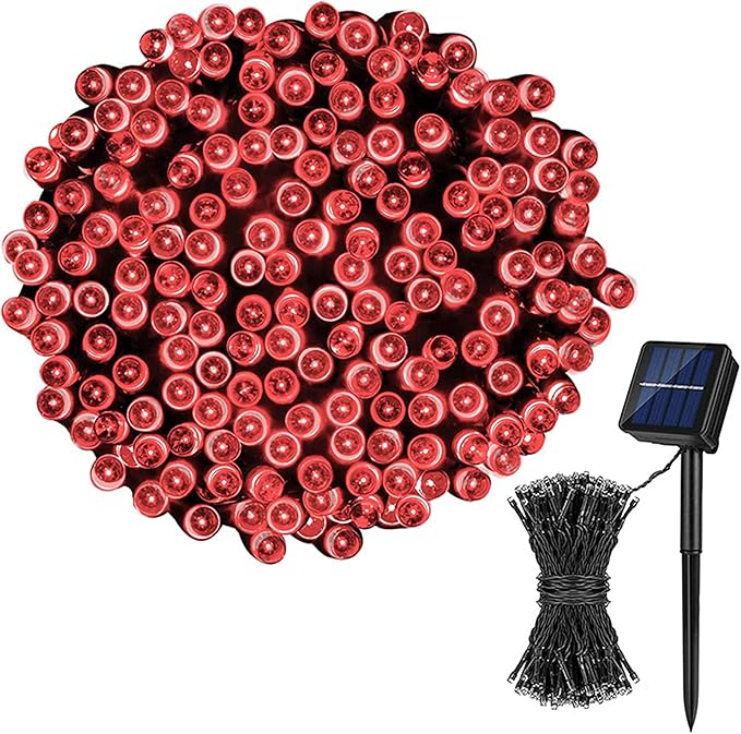 Solar String Lights Outdoor Lights LED Waterproof Star String Lights 8 Functions Holiday Decoration Lights Garden Lantern Outdoor Courtyard