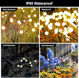 Firefly Lights Solar Outdoor, 8 Modes 800mAh Swaying Solar Firefly Garden Lights Stakes Outdoor Waterproof for | Lumora