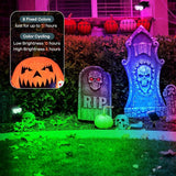 Linkind Multicolor Solar Spot Lights 4 Pack+ Warm White Solar Pathway Lights 8 Pack - Outdoor Security Flood Light | Lumora