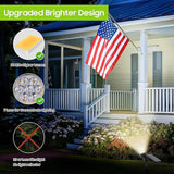 Bosceos 2-Pack Solar Lights Outdoor Waterproof, 30LEDs Solar Spot Pathway Lights with 3 Modes, Garden Light Auto | Lumora