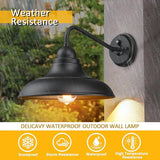 12" Dusk to Dawn Outdoor Wall Sconces Farmhouse Barn Light Outdoor Wall Lights Exterior Wall Lighting Fixture for | Lumora