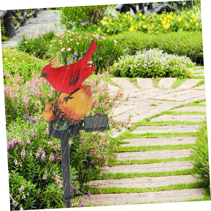 Bird Solar Garden Light Solar Powered Outdoor Decorative Lamp Led Landscape Decor Lights for Patio