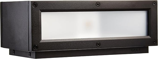 WAC Lighting WS-W2510-BK Rubix LED Outdoor Rectangular Up and Down Wall Light Fixture, One Size, White/Black