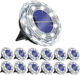 Solar Ground Light Outdoor 12 Pack Mini Solar Grounf Lights Waterproof Landscape Lighting Solar Powered Pathway | Lumora
