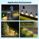 Solar Spot Lights Outdoor，Solar Lights Outdoor Waterproof IP68，Dark Sensing Auto On/Off，Suitable for Garden | Lumora
