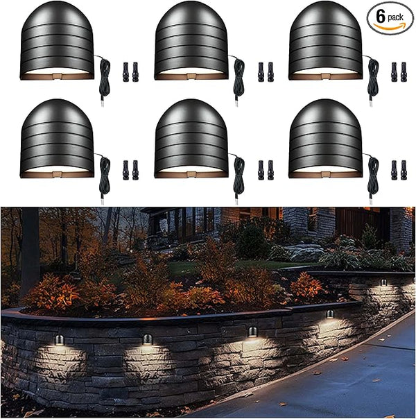 Low Voltage Deck Lights - Landscape 12V LED Step Lights Outdoor, 2700K/3000K/3500K/4000K/5000K Selectable, IP65 | Lumora