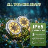 Solar Lights Outdoor,8 Pack Solar Garden Lights for Pathway,Yard,Deck,Lawn,Patio,Walkway,Driveway,Step（Warmwhite） | Lumora