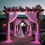100 LED Pink Fairy Lights, 33ft Plug-in Decorative String Lights with 8 Modes for Indoor Outdoor Bedroom Wall Tree | Lumora
