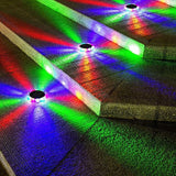 4 Pack Mini Solar Ground Lights Outdoor, LED Flat Solar Disc Lights IP65 Waterproof Anti-Rust, Solar Powered | Lumora