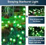 Solar Garden Lights Outdoor Waterproof, 2 Pack 16 LED Swaying Light Firefly Light Outdoor Decor Lights for Pathway | Lumora