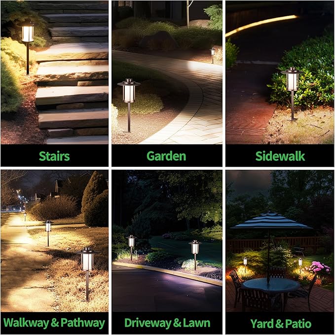 12V Landscape Path Light, 5 Color Temperature Selectable Pathlight LED, IP65 Waterproof Walkway Lights Low Voltage | Lumora
