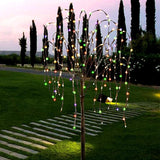 FUCHSUN 4.6 FT 200 LED Solar Lighted Willow Tree Outdoor, Light Up Weeping Willow Tree Garden Pathway Lights | Lumora