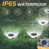 INCX Solar Ground Lights,16 Pack Solar Lights Outdoor Waterproof, Solar Garden Lights Landscape Lighting for Patio | Lumora