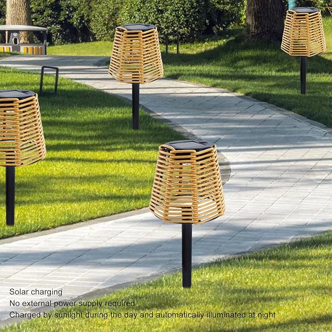 flexman Solar Pathway Lights, Solar Charging Solar Lights Outdoor Pathway, Multiapplication Pathway Lights Solar Powered for Roads, Gardens, Lawns, Patios, Sidewalks