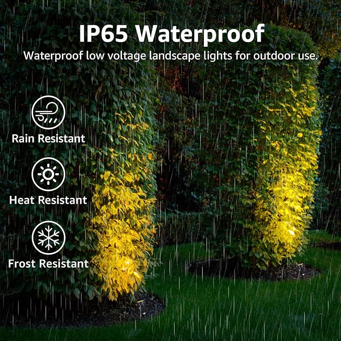 SUNVIE 3W Low Voltage Landscape Lighting LED Landscape Spotlights with Connectors Waterproof Low Voltage Landscape | Lumora