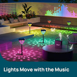 Linkind RGB Halloween Spotlights with Smart Solar Pathway Lights SP6 - Outdoor Security Flood Light | Lumora