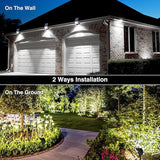 T-SUN Solar Lights Outdoor Waterproof IP65, 6 Pack LED Solar Spot Lights Color Changing IP65 Waterproof Smart Auto | Lumora