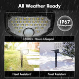 AloftSun Solar Motion Sensor Outdoor Lights,Waterproof Motion Sensor Spot Lights- 30 LED/3 Modes Solar Powered | Lumora