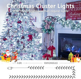 100FT 2000 LED Cluster Christmas Lights, Christmas Tree Lights Outdoor Indoor with 8 Modes & Timer & Remote | Lumora