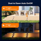 12 Pack Solar Powered Stair Lights Outdoor Waterproof Warm White Lamps for Deck Step Safety Outside Decorative LED | Lumora