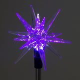 (8 Pack) Solar Color Changing Outdoor Garden Pathway Stake LED Starburst Light | Lumora