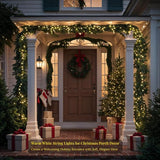 200 LED String Lights 66ft Warm White, Plug in Fairy Lights with 8 Lighting Modes, Indoor Outdoor Christmas Lights | Lumora