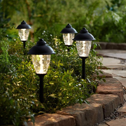 John Timberland Concord 18" High Country Traditional Outdoor Landscape Path Light Porch House Exterior Outside Low Voltage LED Bulb Weatherproof Black Finish Metal Clear Glass Shade Front Door
