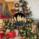 70 Counts Warm White LED Christmas Lights – 35.5ft White Christmas Lights Outdoor Commercial Grade Waterproof | Lumora