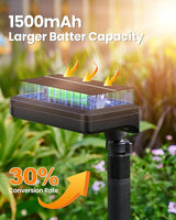 Solar Walkway Lights Outdoor, 92 LEDs Motion Sensor Outdoor Lights,600Lumen Brighter Solar Pathway Light with | Lumora