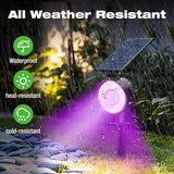nipify 2 Pack Solar Spot Lights Outdoor Waterproof, Solar Spotlight Light for Outside Yard Landscape Lighting | Lumora