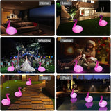 Flamingo Floating Pool Lights, Waterproof Inflatable Solar Pool Lights for Swimming Pool, Outdoor LED Glow Floating | Lumora