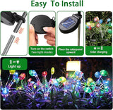 NINIPAPA Solar Garden Lights Outdoor Pathway Lights, 2 Pack Outside Valentines Day Holiday Solar Candy Lollipop | Lumora