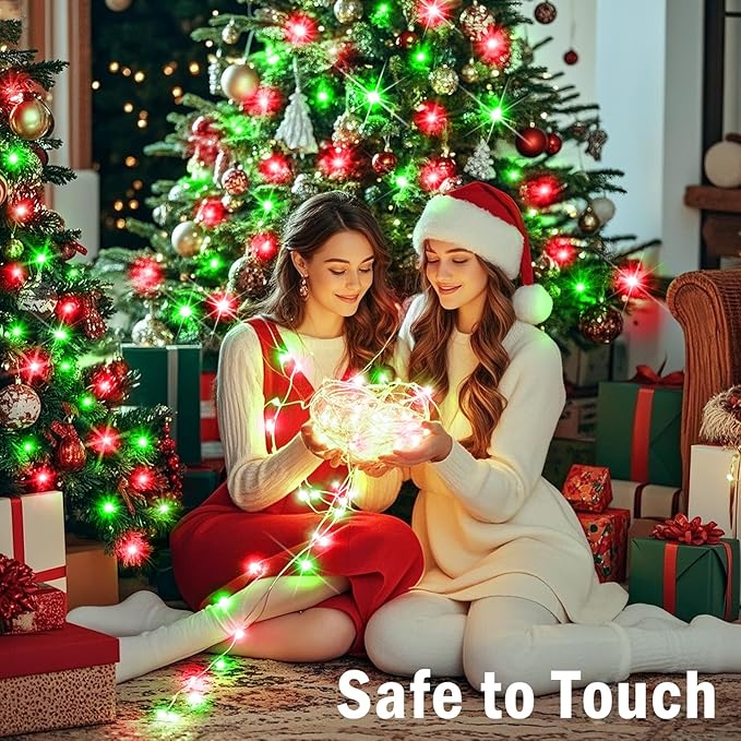 SAUIRS 197FT 500 LED Christmas Lights Outdoor String Lights with 8 Modes Timer Waterproof Fairy Light Plug in for | Lumora