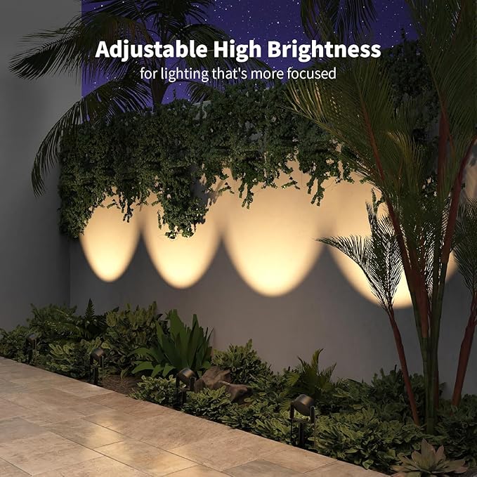 HISTAR Low Voltage Landscape Lighting with Bluetooth App Control & Remote, Outdoor Spot Lights for Fence Tree | Lumora