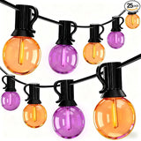 50Ft G40 LED Outdoor Christmas String Lights, Christmas Decorations with 27 LED Shatterproof Clear Orange and | Lumora