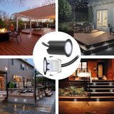 Recessed LED Deck Lights Kits with Protecting Shell,10Pack Φ1.18 IP67 Waterproof 12V Low Voltage Embedded Step | Lumora