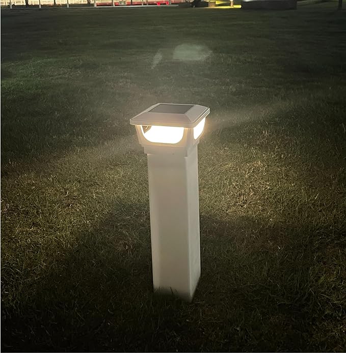 Brighticonic Solar Post Cap Lights Outdoor for 4x4, 3x3 – Auto On/Off Post Lights Solar Powered - Easy Install | Lumora