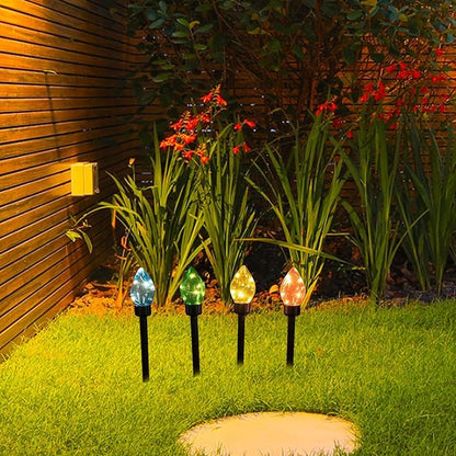 Solar Christmas Decorations,Solar Christmas Decor | Outdoor Pathway Garden Lights - for Lawn Patio Front Door Porch Fence Party Poolside Pub Bars Birthday