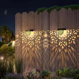 Solar Fence Lights Wall lihgts Outdoor Decorations 6 Pack Solar Step Lights Outdoor Waterproof LED Solar Powered | Lumora