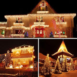100FT 2000 LED Cluster Christmas Lights, Christmas Tree Lights Outdoor Indoor with 8 Modes & Timer & Remote | Lumora