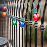 Wintergreen Lighting C9/E17 Light Stringer, 12' Socket Spacing, Outdoor Patio String Light, Fits C9/E17 Size | Lumora