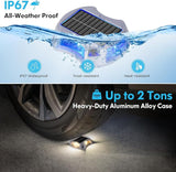 Bosceos Solar Driveway Lights Outdoor 16-Pack, Solar Deck Lights RGB Color Modes Dock Light Waterproof Driveway | Lumora