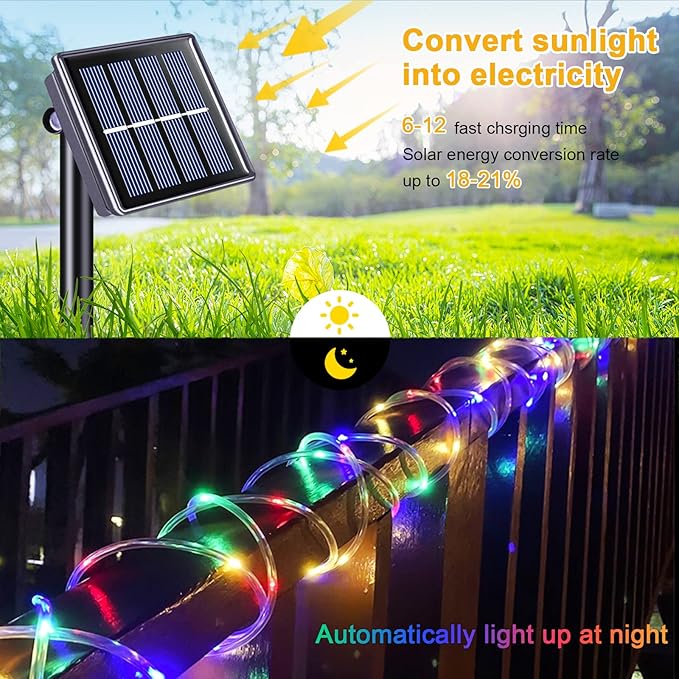 JMEXSUSS Trampoline Accessories 200 LED Trampoline Lights, 66ft IP 65 Waterproof Solar Camping Lights Outdoor, 8 | Lumora
