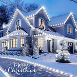 100 Feet C9 Christmas String Lights, Waterproof Commercia Led Outdoor Christmas Lights with 100 Strawberry C9 | Lumora