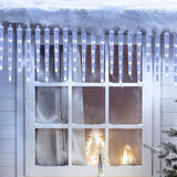 Toodour Christmas Icicle Lights Outdoor, 20 Tubes 90 LED Icicle Light with 8 Modes, Indoor Outdoor Crystal String | Lumora